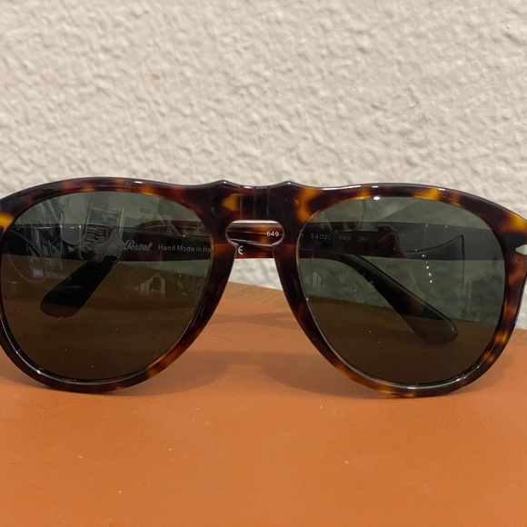 Persol 649 Steve McQueen Aviator Sunglasses - Picture 2 of 10